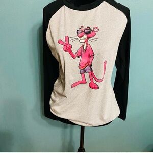 Pink Panther Graphic Long Sleeve Shirt
